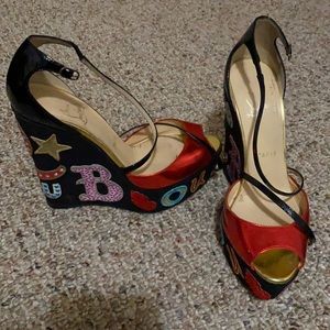 Christian louboutin wedges